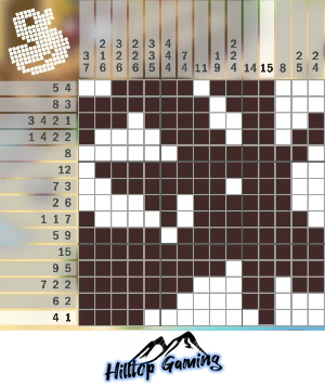 Solution to the B15 Goat puzzle on Picture Cross in the World's Biggest Puzzle pack.