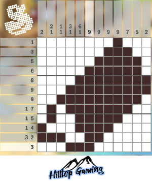 Solution to the C1 Tent puzzle on Picture Cross in the World's Biggest Puzzle pack.