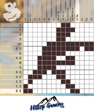 Solution to the E16 Boxer puzzle on Picture Cross in the World's Biggest Puzzle pack.