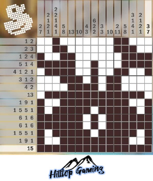 Solution to the E4 Toolbox puzzle on Picture Cross in the World's Biggest Puzzle pack.