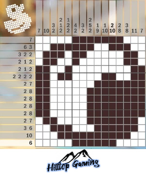 Solution to the F14 Bush puzzle on Picture Cross in the World’s Biggest Puzzle pack.