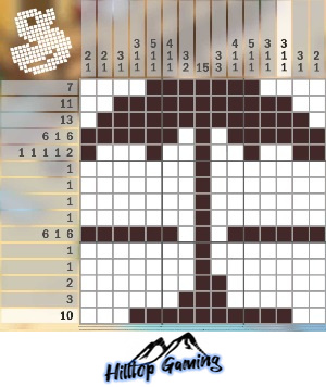 Solution to the F15 Parasol puzzle on Picture Cross in the World’s Biggest Puzzle pack.