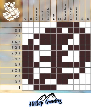 Solution to the F5 Manhole Cover puzzle on Picture Cross in the World’s Biggest Puzzle pack.