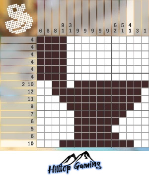 Solution to the F8 Toilet puzzle on Picture Cross in the World’s Biggest Puzzle pack.