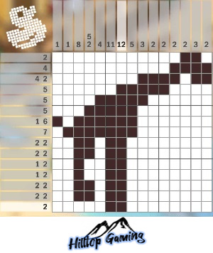 Solution to the G4 Giraffe puzzle on Picture Cross in the World’s Biggest Puzzle pack.