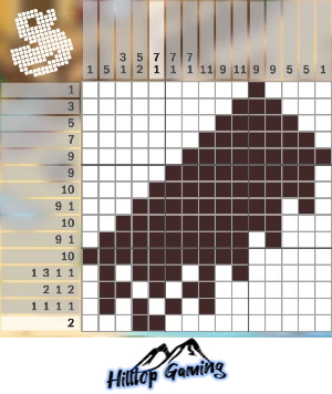 Solution to the H10 Microchip puzzle on Picture Cross in the World’s Biggest Puzzle pack.