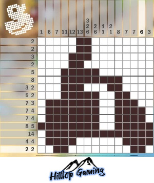 Solution to the H3 Moped Rider puzzle on Picture Cross in the World’s Biggest Puzzle pack.