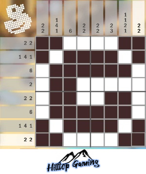 Solution to the I19 Coin puzzle on Picture Cross in the World’s Biggest Puzzle pack.