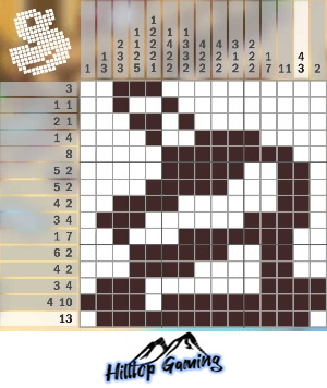 Solution to the J16 Cake puzzle on Picture Cross in the World’s Biggest Puzzle pack.