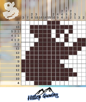 Solution to the K5 Koala puzzle on Picture Cross in the World’s Biggest Puzzle pack.