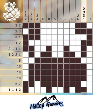 Solution to the L16 Crab puzzle on Picture Cross in the World’s Biggest Puzzle pack.