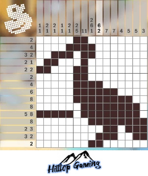 Solution to the L18 Pelican puzzle on Picture Cross in the World’s Biggest Puzzle pack.