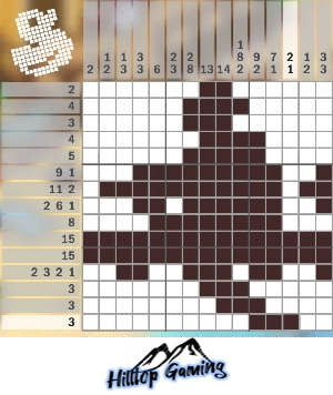 Solution to the L19 Rowing puzzle on Picture Cross in the World’s Biggest Puzzle pack.