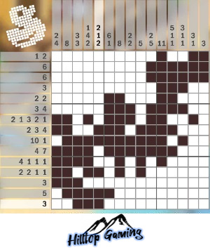 Solution to the L3 Tinsel puzzle on Picture Cross in the World’s Biggest Puzzle pack.