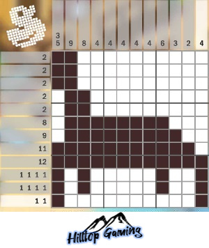 Solution to the L5 Chair puzzle on Picture Cross in the World’s Biggest Puzzle pack.