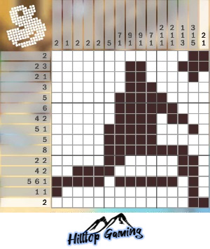 Solution to the M17 Volleyball puzzle on Picture Cross in the World’s Biggest Puzzle pack.