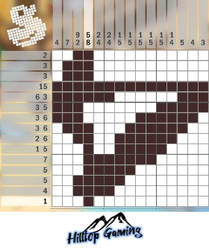 Solution to the N17 Jetski puzzle on Picture Cross in the World’s Biggest Puzzle pack.