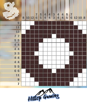 Solution to the O2 Frisbee puzzle on Picture Cross in the World’s Biggest Puzzle pack.