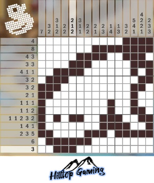 Solution to the P18 Seal puzzle on Picture Cross in the World’s Biggest Puzzle pack.