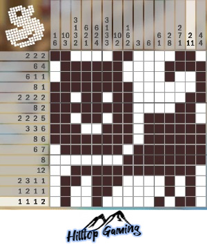 Solution to the Q3 Cat puzzle on Picture Cross in the World’s Biggest Puzzle pack.