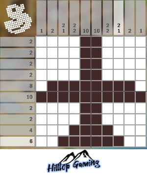 Solution to the S1 Plane puzzle on Picture Cross in the World’s Biggest Puzzle pack.