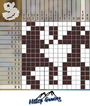 Solution to the S7 Dancers puzzle on Picture Cross in the World’s Biggest Puzzle pack.