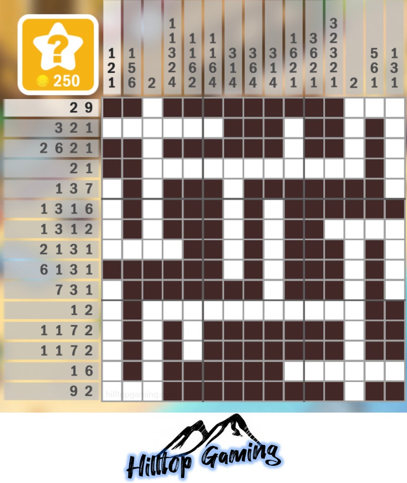 Solution to the B15 Crossword Puzzle puzzle on Picture Cross in the After Dark Puzzle pack.
