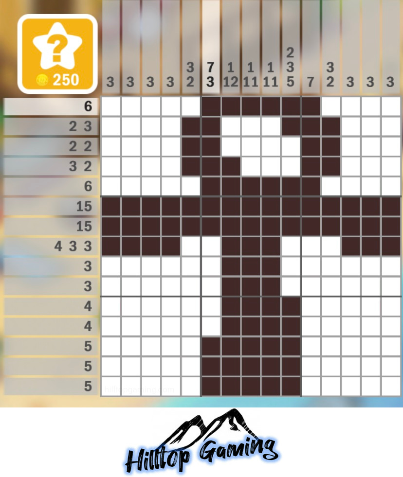 Solution to the I4 Ankh puzzle on Picture Cross in the Museum pack.