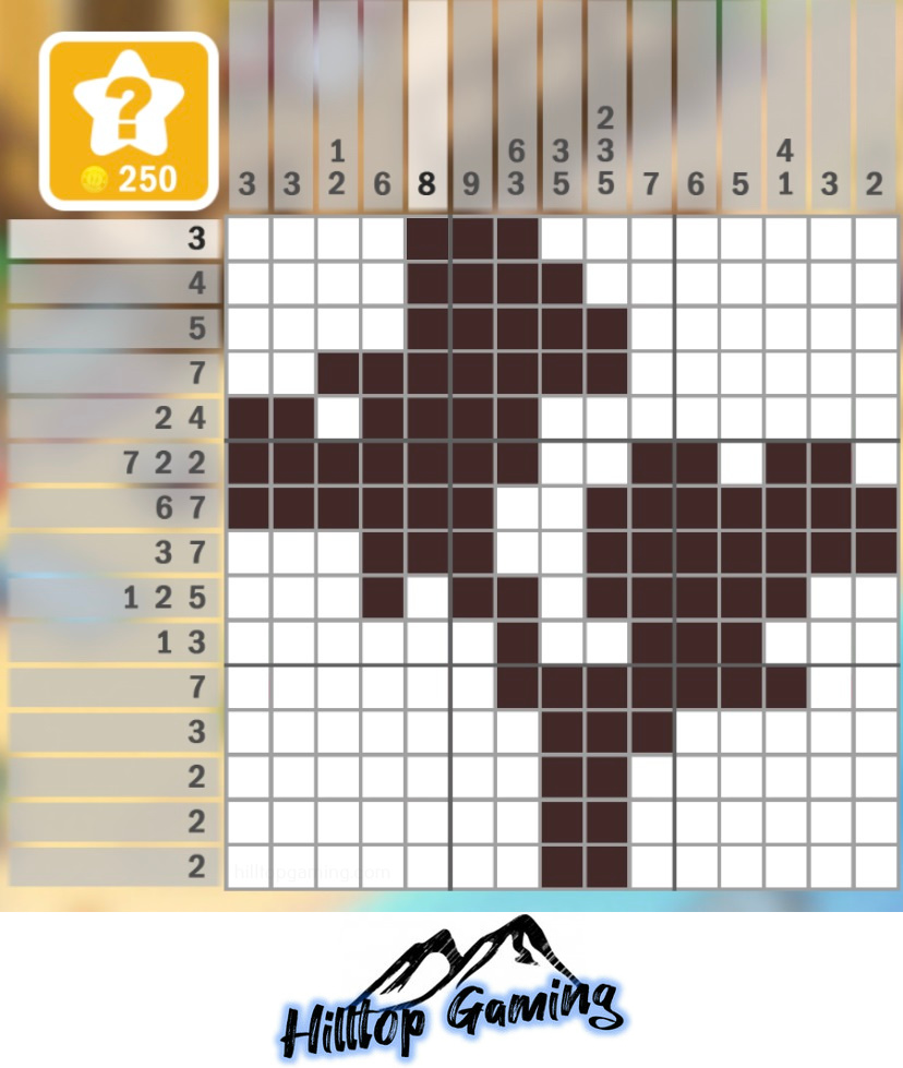 Solution to the B10 Joshua Tree puzzle on Picture Cross in the Wild West pack.