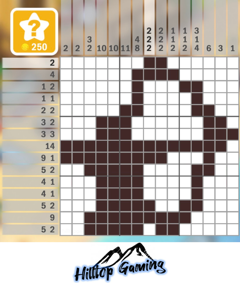 Solution to the E4 Bow and Arrow puzzle on Picture Cross in the Wild West pack.