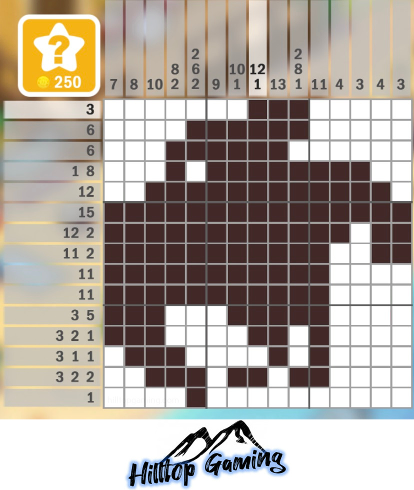 Solution to the G8 Pony Express puzzle on Picture Cross in the Wild West pack.